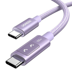 Kabel USB-C do USB-C Ugreen Uno L509, 100W, 2m (fioletowy)