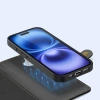 Etui skórzane Dux Ducis Lawa na iPhone 16 - czarne
