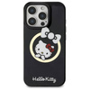 Original Case IPHONE 16 PRO Hello Kitty Hardcase IML Fun Bow MagSafe (HKHMP16LHFLBK) black