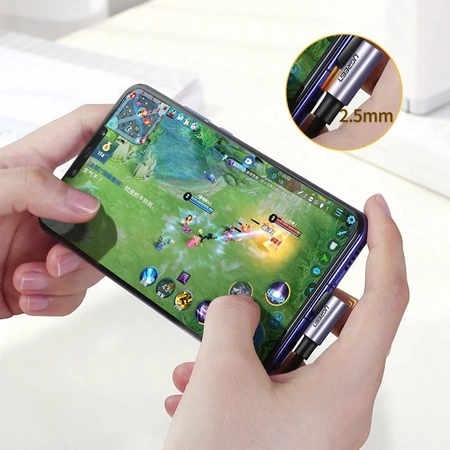 Ugreen USB Type C - USB Type C Power Delivery 60 W 20 V 3 A 1 m schwarz-graues Kabel (US255 50123)