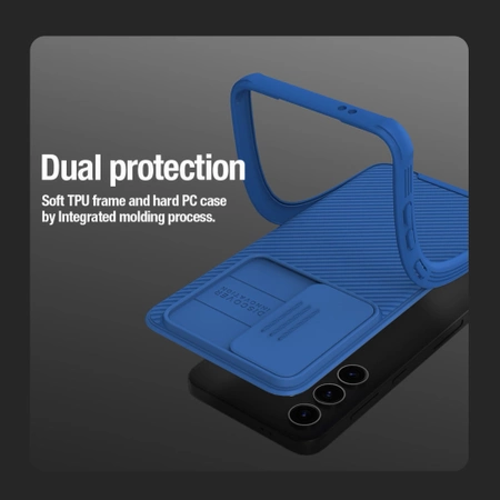 Nillkin CamShield Pro armored case with camera cover for Samsung Galaxy S24 - green