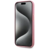 Karl Lagerfeld Wrinkled Metal Signature iPhone 15 Hülle - Rosa