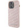 Karl Lagerfeld Quilted K Pattern Hülle für iPhone 15 Pro Max – Rosa