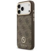 Guess 4G Strass Logo MagSafe Case für iPhone 17 Pro Max - Braun