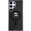 Original Case SAMSUNG GALAXY S24 ULTRA Karl Lagerfeld Hardcase IML Ikonik MagSafe (KLHMS24LHFCKNOK) black
