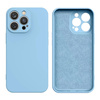 Silicone case iPhone 14 Plus silicone cover light blue