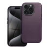 Leather Mag Cover kompatybilne z MagSafe do IPHONE 15 PRO ciemny fioletowy