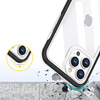 Clear 3in1 etui iPhone 14 Pro Max silikonowy pokrowiec z ramką niebieskie