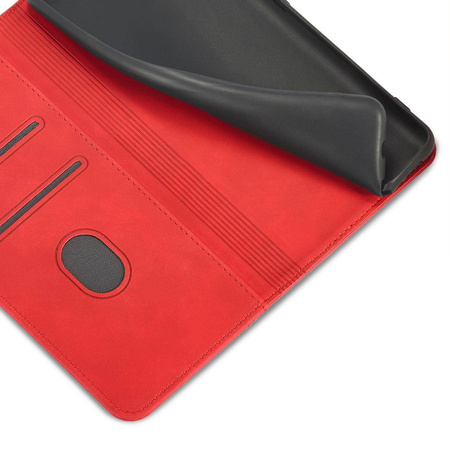 Magnet Fancy Case for Samsung Galaxy S23+ flip cover wallet stand red