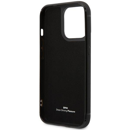 Original Case IPHONE 14 PRO MAX BMW Leather Card Slot (BMHCP14X22RSEPK) black