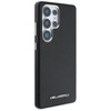 Original Case SAMSUNG GALAXY S25 ULTRA Karl Lagerfeld Saffiano Full Wrapped Elongated Metal Logo MagSafe black