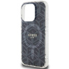 Original Handyhülle APPLE IPHONE 15 PRO MAX Guess hardcase IML GCube MagSafe (GUHMP15XHGCUSTGK) schwarz