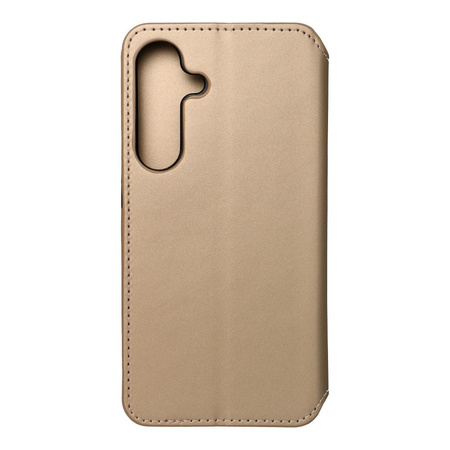 Kabura DUAL POCKET Book do SAMSUNG S25 złoty