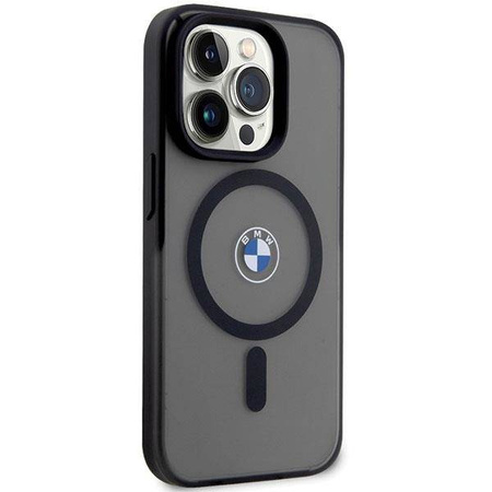 Hülle BMW BMHMP14LDSLK iPhone 14 Pro 6,1&quot; schwarz/schwarz Hardcase Signature MagSafe