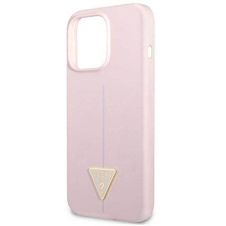 Guess GUHCP13XSLTGU iPhone 13 Pro Max 6,7 &quot;lila / lila Hardcase Silikondreieck