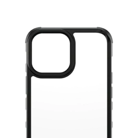 Etui PanzerGlass ClearCase antybakteryjne z certyfikatem Military Grade na iPhone 13 Pro Max - przezroczysto-czarne