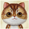 Nimmy etui iPhone 16 Pro Max 6.9" khaki   Big Eyed Pet 2.0 Cat