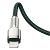 Baseus Cafule Series Metal Data Cable Type-C to iP PD 20W 2m Green