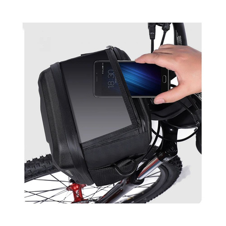 Uchwyt rowerowy / torba z pokrowcem na kierownice na zamek WILDMAN GS9 3L