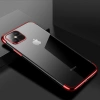Clear Color Silikon Gel Electroplating frame Handyhülle Schutzhülle für Samsung Galaxy A22 4G schwarz