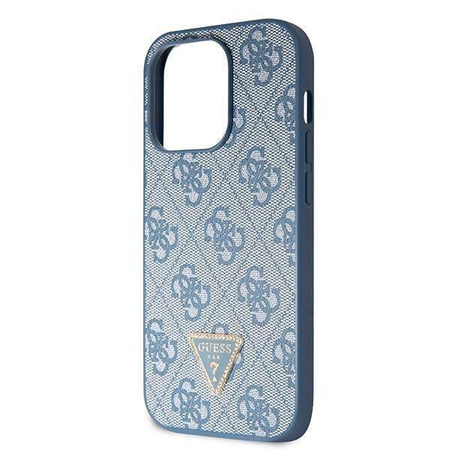 Etui Guess Crossbody 4G Metal Logo do iPhone 14 Pro Max - niebieskie