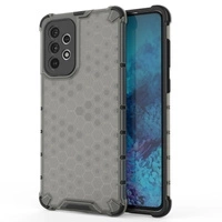 Gepanzerte Wabenhülle mit Gelrahmen für Samsung Galaxy A73 schwarz