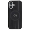 Original Handyhülle IPHONE 16 Mercedes Hardcase MB Double Layer Crossed Lines MagSafe (MEHMP16S23HRSK) schwarz