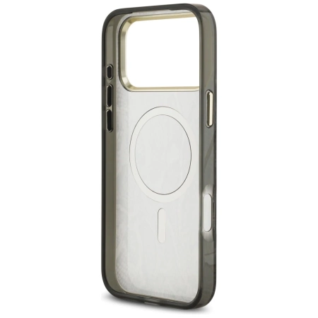 Guess Python Pattern MagSafe Case für iPhone 17 Pro Max - Schwarz