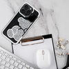 Futerał TEDDY BEAR do IPHONE 16 Pro srebrny