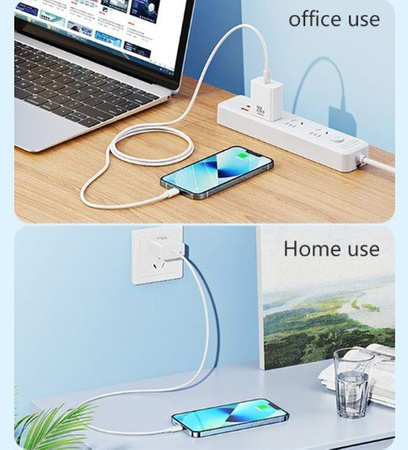 ŁAD SIEC REMAX PRIME II SERIES 20W RP-U5 + KABEL USB-C/LIGHTNING 1M