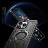 Hybrid Armor Trendige Hülle mit MagSafe für iPhone 16 Pro Max – Schwarz