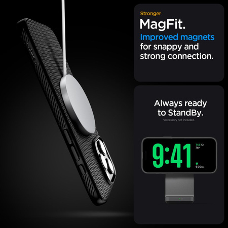 SPIGEN LIQUID AIR ”T” MAG MAGSAFE IPHONE 16 PRO MATTE BLACK