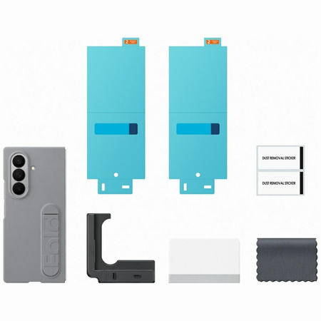 Etui Samsung Silicone Case do Galaxy Z   Fold7 szary