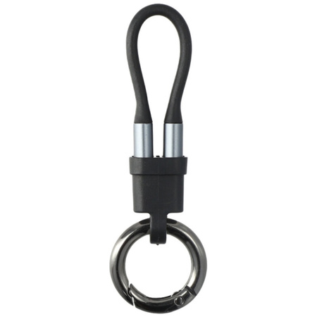 Zestaw akcesoriów 4w1 4smarts Explorer   kabel brelok USB-C, adapter USB-C do USB-C, zapalniczka USB-C, latarka USB-C, czarny