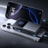 Joyroom JR-PR1 10000mAh 22,5W Powerbank mit integriertem einziehbarem USB-C-Kabel - Schwarz