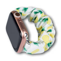 Stoffuhrenarmband Watch 7 / SE (45/44 / 42mm) Bügelarmband Armband mit elastischer Ananas