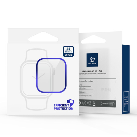 DUX DUCIS protektor PMMA z ramką do Apple Watch 10 46 mm czarne