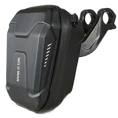 WILDMAN sakwa rowerowa na kierownicę na zamek 3L E8 czarna