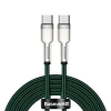 Baseus Cafule Series Metal Data Cable Type-C to Type-C 100W 2m Green