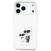 Karl Lagerfeld IML Aquarelle Karl & Choupette & Logo MagSafe Case für iPhone 17 Pro Max - Weiß