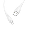 Borofone Kabel BX18 Optimal - USB na Lightning - 2A 1 metr biały