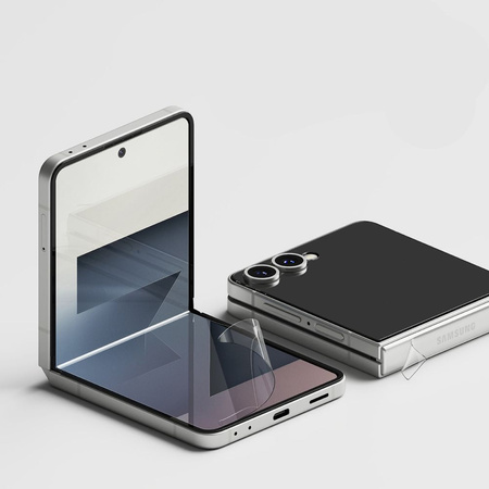 ZESTAW OCHRONNY RINGKE 3-IN-1 PROTECTOR PRO GALAXY Z FLIP 7 CLEAR