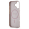 Original Case IPHONE 16 Guess Hardcase 4G Flowers Print MagSafe (GUHMP16SP4ROPEMCP) pink