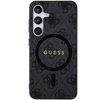 Oryginalne Etui GUESS Hardcase GUHCS24SGF4GGR do Samsung S24 (Kompatybilny z Magsafe / 4G Ring classic logo / czarny)