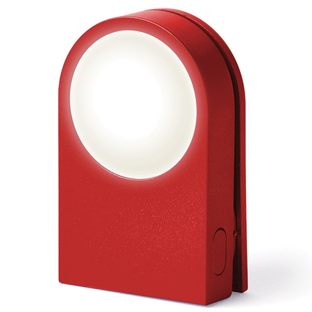Lexon Lucie klips LEDczerwony/red LL121R