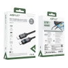 Kabel Acefast C15-04 USB-C - USB-C z wyświetlaczem 480Mb/s 66W 1.2m - czarny