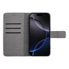 Kabura GOMMA Book do SAMSUNG S24 FE szary