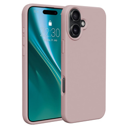 Nakładka Etteri Silicone Case do iPhone 16 Plus 6,7" jasnoróżowa