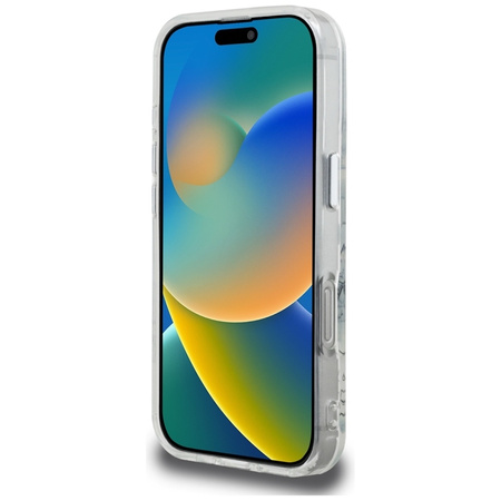 Karl Lagerfeld IML Sketched Graphic - Etui iPhone 16 Pro (przezroczysty)