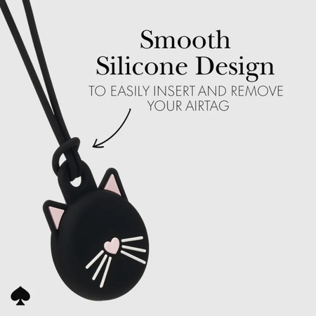 Kate Spade New York Holder - Etui ochronne brelok do Apple AirTag (Black Cat)